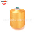 100% polyester textured yarn  DTY 75D/72F Him AA /A grade Cationic colorful yarn